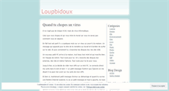 Desktop Screenshot of loupbidoux.wordpress.com