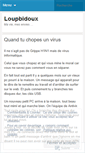 Mobile Screenshot of loupbidoux.wordpress.com