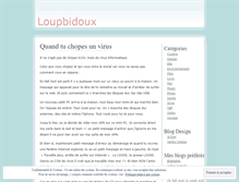 Tablet Screenshot of loupbidoux.wordpress.com