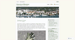 Desktop Screenshot of croatiaholidays.wordpress.com