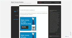 Desktop Screenshot of blackscreenvfx.wordpress.com