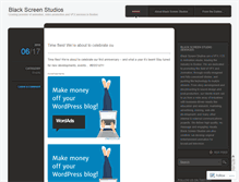 Tablet Screenshot of blackscreenvfx.wordpress.com