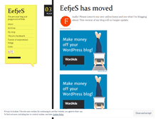 Tablet Screenshot of eefjes.wordpress.com