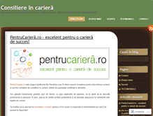 Tablet Screenshot of consiliereincariera.wordpress.com