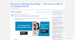 Desktop Screenshot of buddybands.wordpress.com