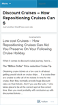 Mobile Screenshot of cruisevacation87.wordpress.com