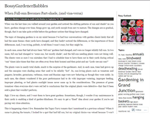 Tablet Screenshot of bossygardenerbabbles.wordpress.com