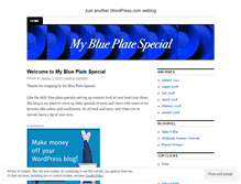 Tablet Screenshot of myblueplatespecial.wordpress.com