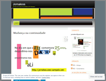 Tablet Screenshot of jornaless.wordpress.com