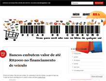 Tablet Screenshot of dicasdeconsumo.wordpress.com