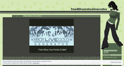 Desktop Screenshot of free48hourxboxlivecodes.wordpress.com