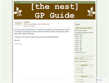 Tablet Screenshot of gpnest.wordpress.com