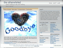 Tablet Screenshot of otherwhirled.wordpress.com