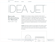 Tablet Screenshot of ideajet.wordpress.com