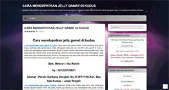 Desktop Screenshot of caramendapatkanjellygamatdikudus.wordpress.com