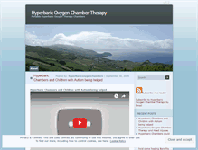 Tablet Screenshot of hyperbaricoxygenchambers.wordpress.com