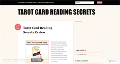 Desktop Screenshot of blogtarotcardreading.wordpress.com