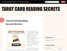 Tablet Screenshot of blogtarotcardreading.wordpress.com