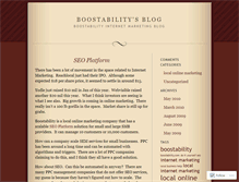 Tablet Screenshot of boostability.wordpress.com