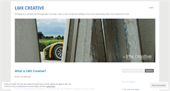 Desktop Screenshot of lmxcreative.wordpress.com