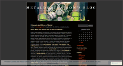 Desktop Screenshot of metaldomination.wordpress.com