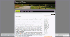 Desktop Screenshot of lukasaufreisen.wordpress.com