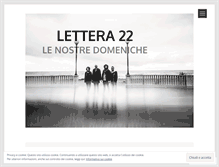 Tablet Screenshot of lettera22band.wordpress.com
