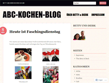 Tablet Screenshot of abckochen.wordpress.com