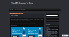 Desktop Screenshot of cmcgreanor.wordpress.com