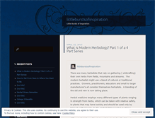 Tablet Screenshot of littleburstsofinspiration.wordpress.com