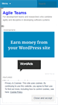 Mobile Screenshot of agileteams.wordpress.com