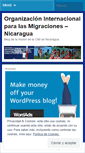 Mobile Screenshot of migracionesnicaragua.wordpress.com