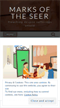Mobile Screenshot of marksoftheseer.wordpress.com