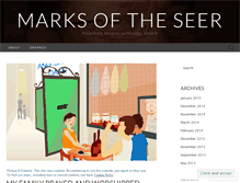 Tablet Screenshot of marksoftheseer.wordpress.com