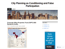 Tablet Screenshot of cityplanningasconditioning.wordpress.com