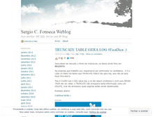 Tablet Screenshot of fonsecasergio.wordpress.com