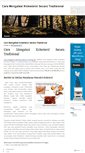 Mobile Screenshot of caramengatasikolestrolsecaratradisional02.wordpress.com