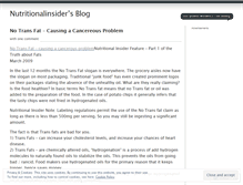 Tablet Screenshot of nutritionalinsider.wordpress.com