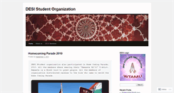 Desktop Screenshot of desistudentorg.wordpress.com