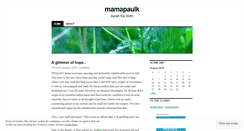 Desktop Screenshot of mamapaulk.wordpress.com