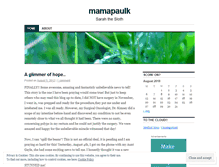 Tablet Screenshot of mamapaulk.wordpress.com