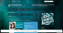 Desktop Screenshot of dosedaily.wordpress.com