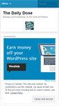 Mobile Screenshot of dosedaily.wordpress.com