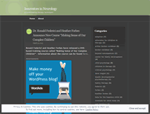 Tablet Screenshot of neurologyinnovators.wordpress.com