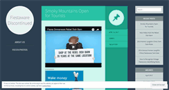Desktop Screenshot of fiestawarediscontinued.wordpress.com