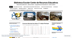 Desktop Screenshot of bibliotecaesje.wordpress.com