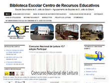 Tablet Screenshot of bibliotecaesje.wordpress.com