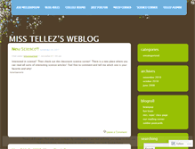 Tablet Screenshot of misstellez.wordpress.com