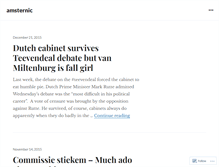 Tablet Screenshot of amsternic.wordpress.com