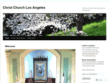 Tablet Screenshot of christchurchla.wordpress.com